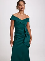 Cascade Ruffle Dress