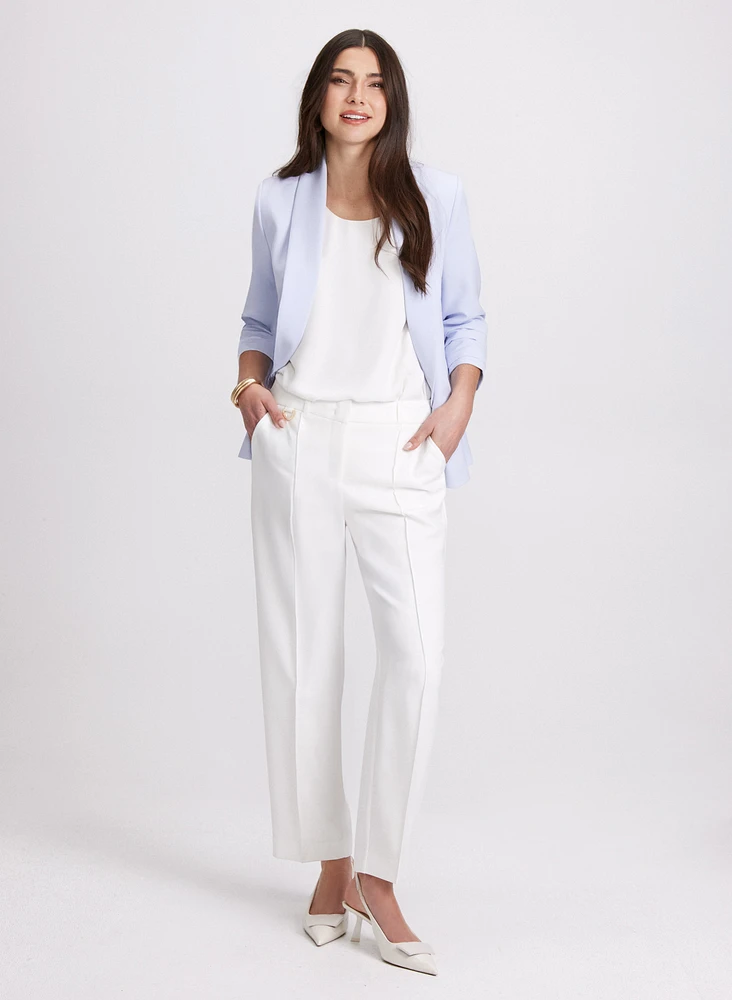 Twill Straight-Leg Pants
