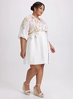 Robe de jour à imprimé floral