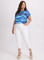 Embellished Abstract T-Shirt