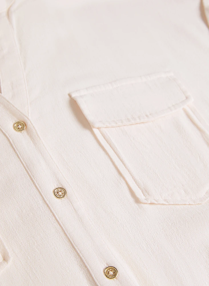Front Tie Blouse