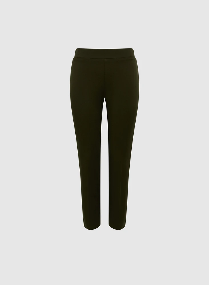Sofia Pull-On Slim-Leg Pants