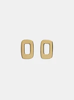 Hollowed Rectangular Earrings