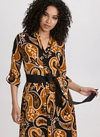 Paisley Shirt Dress