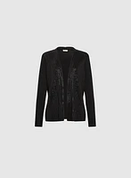 Long Sleeve Sequin Cardigan