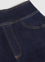 Slit Denim Skirt