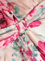 Floral Halter Neck Dress
