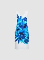 Short Floral Print Dress