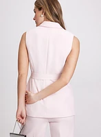 Sleeveless Long Vest