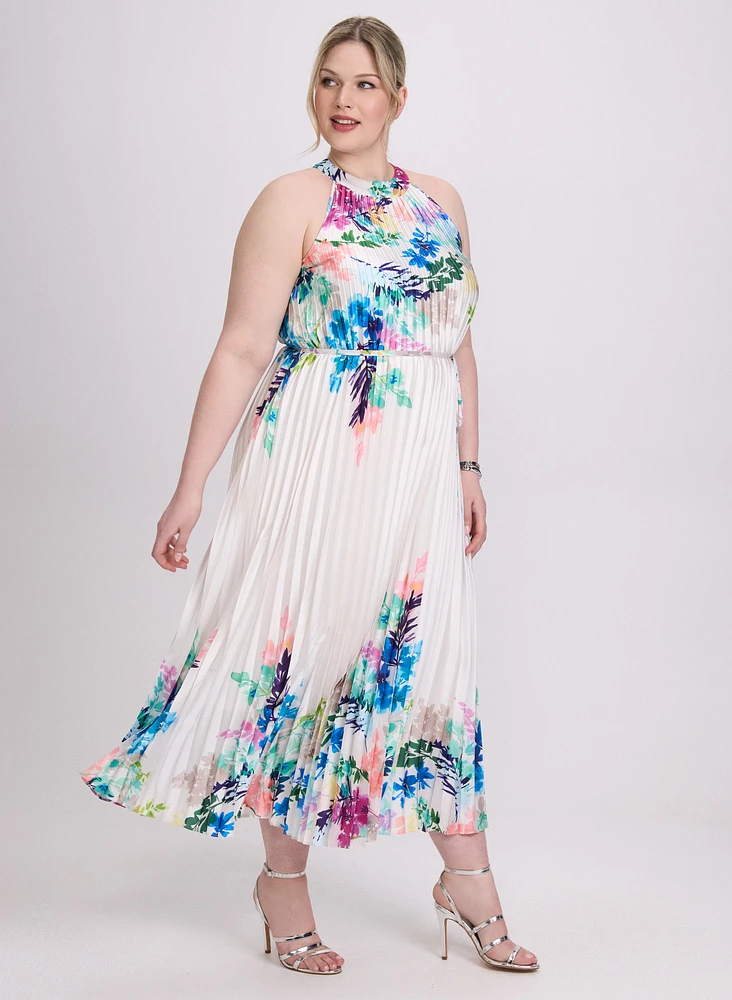 Joseph Ribkoff - Floral Plissé Dress