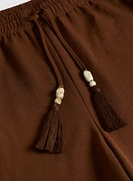 Olivia Crinkled Wide-Leg Pants