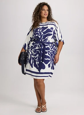 Robe à imprimé abstrait