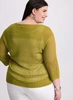 Open Knit Sweater