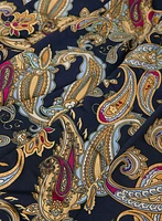 Paisley Split Neck Blouse