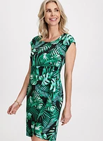 Palm Print Dress