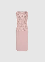 Sequin Embellished Dress & Jacket Set