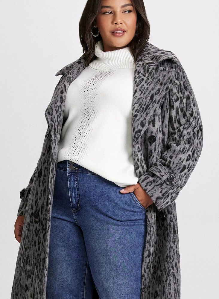 Bernardo - Leopard Print Coat