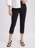 Lace Trim Capris