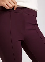 Emma Pintuck Detail Slim-Leg Pants – Regular