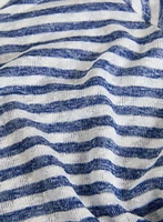 Diagonal Stripe Cap Sleeve Top