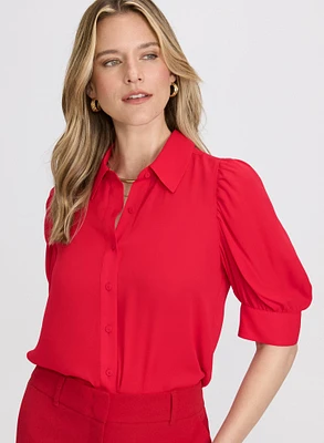 Blouse à manches ballon