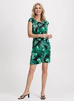 Palm Print Dress