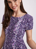 Floral Jersey Dress
