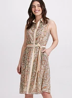Paisley Shirt Dress