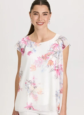 Floral Chiffon Blouse