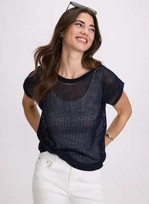Pull à manches courtes