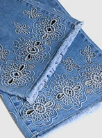 Embroidered Detail Jeans