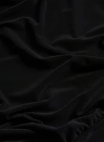Short Eyelet Sleeve Top