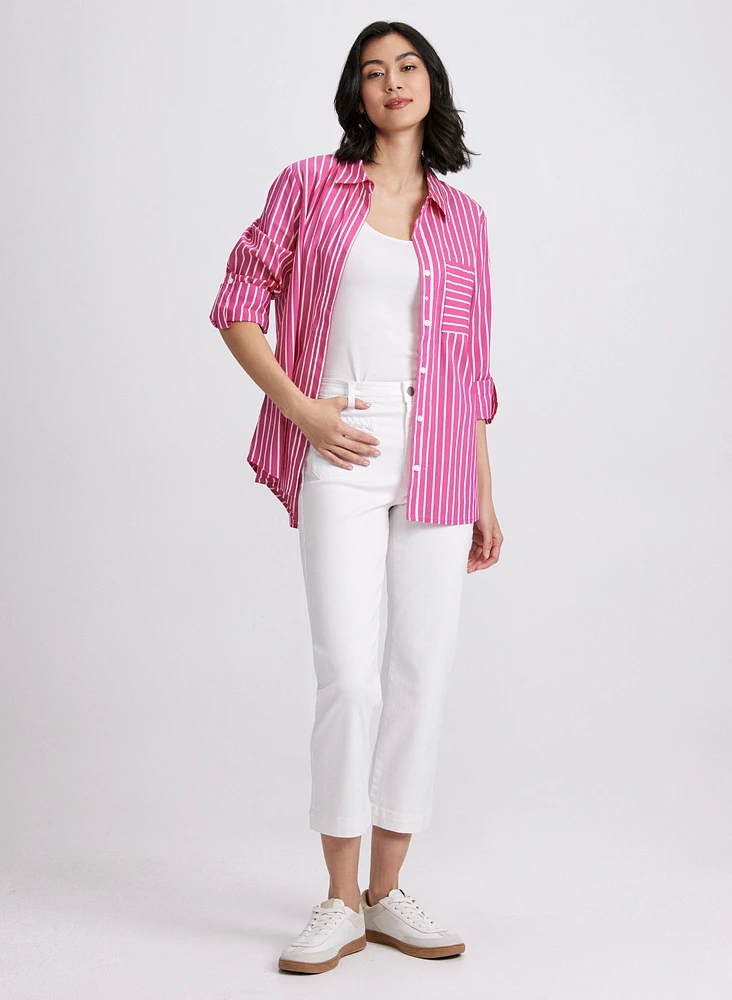 Stripe Print Blouse