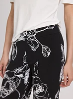 Floral Wide-Leg Pants