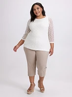Lined Crochet Top