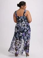 Floral Mesh Dress