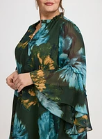 Floral Bell Sleeve Dress