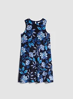 Robe sans manches à motif cachemire