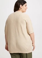 3/4 Sleeve Knit Cardigan