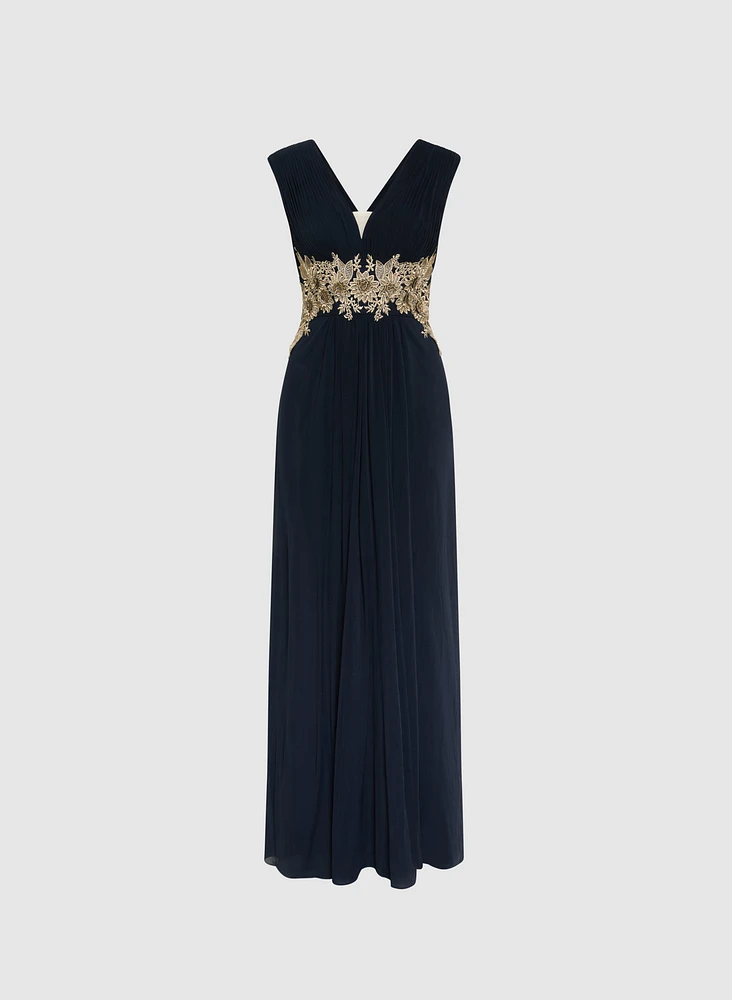 Embroidered Appliqué Dress