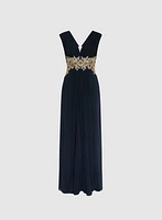 Embroidered Appliqué Dress