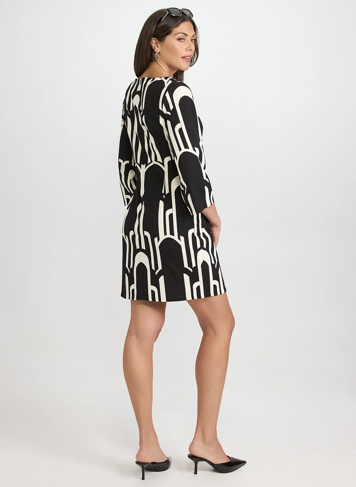 Graphic Geometric Dress