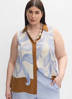 Melanie Lyne - Floral Sleeveless Blouse