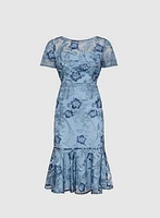 Floral Embroidered Dress