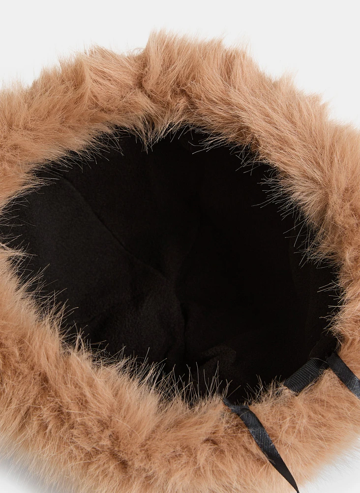 Faux-Fur Dome Hat