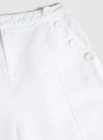 Linen-Blend Bermuda Shorts