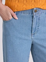 Cropped Wide-Leg Jeans