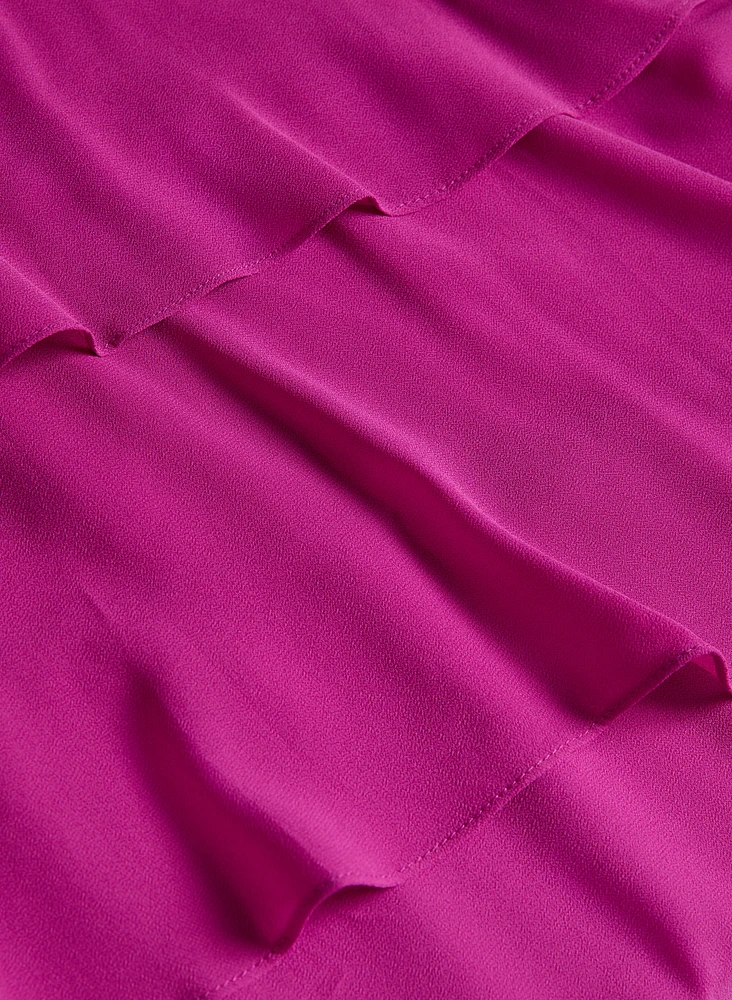 Tiered Chiffon Dress