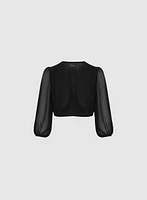 Sheer Chiffon Bolero