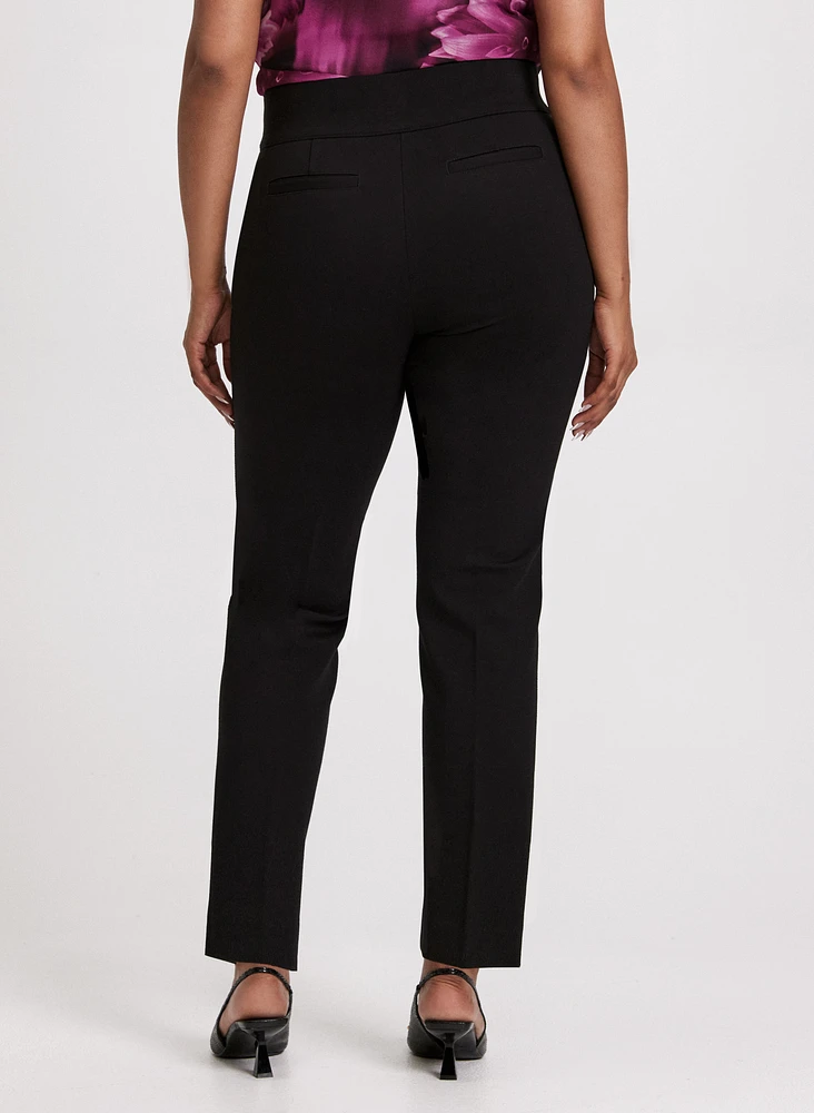 Sofia Pull-On Slim-Leg Pants - Regular